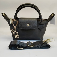 COMEL FASHION ELLIE HAND BAG WITH LONG STRIP 2305 SMALL SIZE FREE COMEL KEY CHAIN