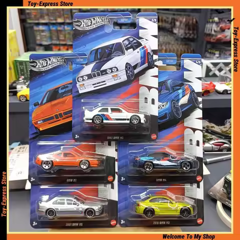 Hot Wheels 2025 Silver Series BMW Series Hotwheels 1/64 Car Model BMW M1 Collectible Diecast Alloy V