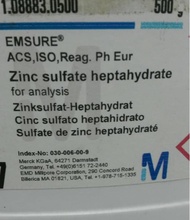 Zinc Sulfate heptahydrate Merck 8883