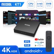 MECOOL KT1 TV 10 DVB Tuner Receiver DVB-T2 Amlogic S905X4 Set Top Box BT 4.2 WiFi 2.4G/5G LAN TV BOX kuiyaoshangmao