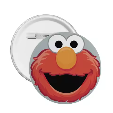Custom Cookie Monster ELMO Pin Back Buttons for Clothes Badges Brooch Pinback