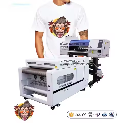 Audley Factory High-Speed DTF Printer A1 60cm Large Size Roll Roll 2pcs I3200 Print Head A3 A2 Digit