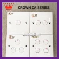 Crown CA Series Switches-1gang/2gang/3gang/4gang/5gang/20A Heater Switch