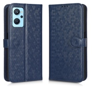 For OPPO A76 A96 4G Phone Case Flip Wallet PU Leather OPPO A76 4G A96 4G Casing Shockproof Bracket B