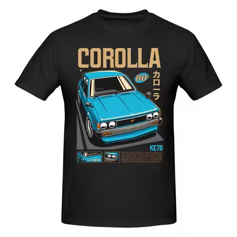 Funny Corolla KE70 Men's Printed T-Shirt Unisex T shirtOversizet