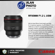 Canon RF 85mm F1.2L USM Lens Canon RF | Canon Singapore Warranty