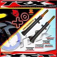FRONT>DEPAN FORK RACEBOY STANDRAD CUTTING GOLD BATANG EMAS TURUN LOWERD (1.5 INCH) Y15/ Y16 ABS/LC13