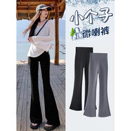 slack bootcut woman seluar bootcut woman seluar bootcut Ice Silk Flared Pants - Women's High Waist S