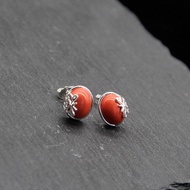 Ethnic Style 925 Silver Earrings Ethnic Pattern Earrings Mongolian Ethnic Characteristic Prairie Sty