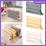 [LovoskiMY] Refrigerator Dispenser Egg Tray 4 Tier Egg Storage Rack Egg Refrigerator Organizers for Restaurant Refrigerator