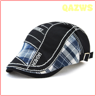 QAZWS JAMONT 100% หมวกหมวกบังแดดผ้าฝ้ายลำลองสำหรับผู้ชายผู้หญิงฤดูใบไม้ผลิฤดูร้อนหมวกเด็กส่งหนังสือพ