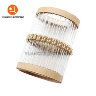 100pcs 1/4W Carbon Film Resistor 5% 0R-22M 10R 100R 240R 430R 1K 3.3K 4.7K 10K 24K 47K 100K 430K 1M 