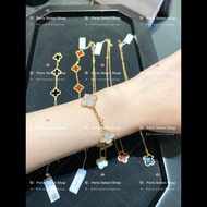 【Pawnable】 (Vca)Van Cleef/ (Vca)Van Cleef Four-Leaf Clover Series White Mother-Of-Pearl Gold Five-Fl