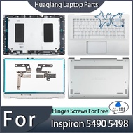 *New Case For Inspiron 14 5490 5498 Laptop LCD Back Cover Front Bezel Hinges Palmrest Top Lower Bott