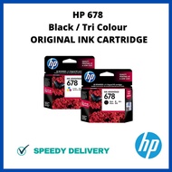 HP678 678 BLACK/TRI COLOR ORIGINAL INK CARTRIDGE