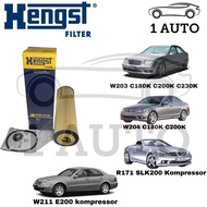 HENGST GERMANY OIL FILTER MERCEDES KOMPRESSOR W203 W204 C180 C200 C230 SLK200 W211 E200