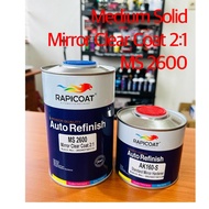 Clear Coat RAPICOAT PU 2K MS 2600 Mirror Clear Coat 2:1 (1.5 Ltr set package)
