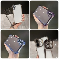 casing samsung s25 fe / s24 fe / s23 fe / s21 fe / s20 fe casing tpu Silicone Four-Sided Thickened P