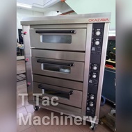 OKAZAWA Gas Oven  3 Deck 6 Trays GVL36T Commercial Gas Oven
