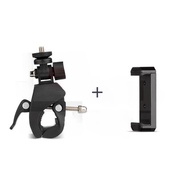 Braket Motor & Sepeda: Penjepit Kepiting Universal Dudukan Ponsel Navigasi Cangkir Hisap Tripod Ring