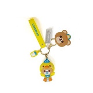 kkv lockebear gantungan kunci karakter 3d boneka lucu (random) - yellow duck