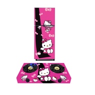 Hello KITTY 2-door Refrigerator Sticker WALLPAPER &amp; 2-burner Stove