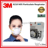 【Genuine】 3M™ 8210 DOSH SIRIM N95 Particulate Respirator Mask (20Pcs/Box) Disposable Dust Face Mask 