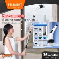 【3-year warranty】FELEMENT Electric Cleaning Brush Cordless Electric spin scrubber waterproof portabl