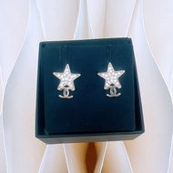 Chanel 23b 星星水鑽耳環