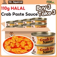 24pcs Pure Crab Paste Aligue 110g/Can Instant Food Halal Flavor Pure Crab Roe Past
