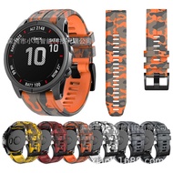 适配GARMIN fenix5 6 75x 6x 7x 7pro 7xpro平纹快拆迷彩表带