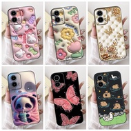 For Motorola Moto G34 Phone Case Soft Silicone Black Protective Cover Cute Fashion Printed Shockproo