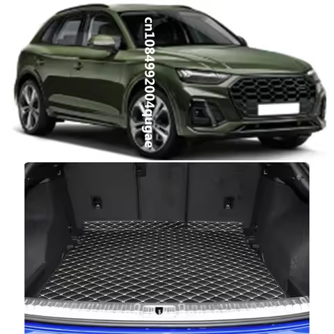 Custom Car Trunk Main Mats For Audi Q5 FY 2018-2025 Waterproof Anti Scratch Non-slip Protect Cover I