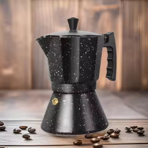 High Quality Moka Pot Espresso Coffee Maker Aluminum Moka Pot