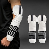 【CH*】 1 Pair Taekwondo Sparring Elbow Guards with Padded Coverage Wide Elbow Pad Fastening and Exten