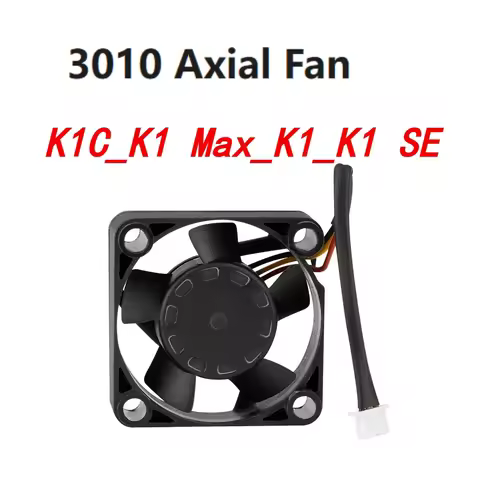 Creality 3010 Axial Fan for K1C K1 Max K1 3010 Axial Fan DC 24V 0.1A Brand New Original Parts 3D Pri