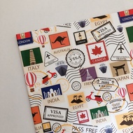 Visa Passport Wrapping Paper