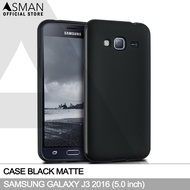 Ultraslim Samsung Galaxy J3 (2016) / J310 (5.0") | Soft Case Black Matte - Black