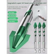 Upgraded Triangular Drill Bits For Tiles Hole Opener Triangular Metal Drill Drill Bit Carbide Off-Ce