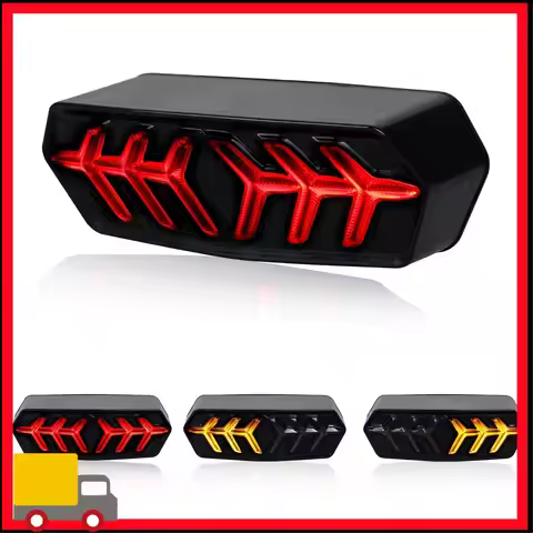Popular Motorcycle Taillight LED Brake Tail Light With Turn Signals For Honda MSX/GROM125 CB650F CBR