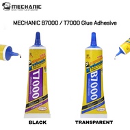 MECHANIC Glue Adhesive B7000 ( Transparent ) / T7000 ( Black ) - 50ML