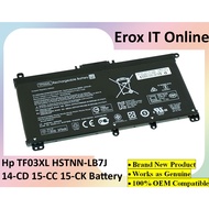 HP Pavilion 14-CD 14-CE 14-CM 14S-CF 15-CD 15-DA 15s-du HSTNN-DB8R HSTNN-DB8S HSTNN-UB7J TF03XL Batt