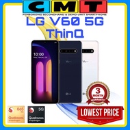 [READY STOCK] LG V60 ThinQ 5G P-OLED HDR10+ 64MP Triple Camera Snapdragon 865 5G Gaming Smartphone Pubg