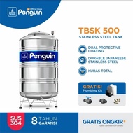 Toren Tanki Tandon Air Stainless Penguin TBSK 500 Kapasitas 500 Liter