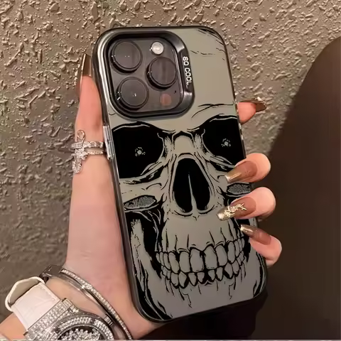 Skull Horror Patterns PC Case for Samsung Galaxy A55 A15 A35 A25 A05 A05S 5G A34 A24 A14 A54 A53 A13