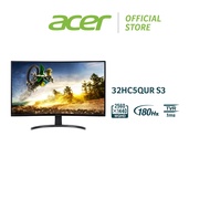 Acer Aopen Gaming Monitor 32HC5QURS3 (Curved // 31.5'' // VA // 180hz // 2560 x 1440 2k // Freesync 