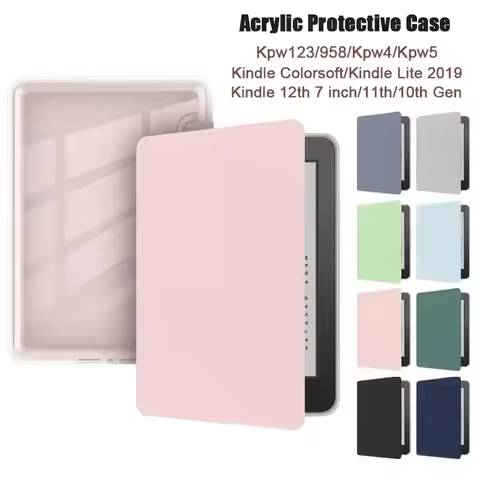 For Kindle colorsoft Paperwhite 6 12th 11th 10th 8th Generation Case Acrylic Tablet Cover for Kindle