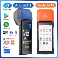 4g Android 11/12/13 Pos Terminal With 58mm Thermal Receipt Printer 2d Barcode Scanner Handheld Mobil