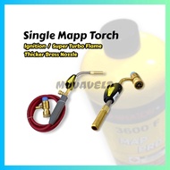 Mapp Gas Single Barrel Torch Mapp Gas Torch Hand Torch Welding Torch Brazing Soldering Air Cond Copp