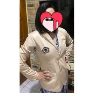 jas almamater osis polos (sudah ada logo osis nya SMP/SMA)/jas blazer pria/wanita